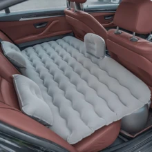 (1pc Car Inflatable Bed, Wavy Pattern Inflatable Mattress, Car Accessory, Rear Seat Sleeping Pad, SUV/Sedan Universal Inflatable Bed, Portable Travel Camping Sleeping Pad - Perfect Gift For Drivers (This Product Does Not Include Air Pump, Only Includes One Inflatable Bed!)) - Wave Pattern Round Pier - View 4