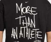Nike FW25 LeBron Shut Up And Dribble Men's Crew Neck Short Sleeve T-Shirt Black - Black - View 5