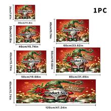 1pc Christmas Pattern Kitchen Dish Drying Mat, Coffee Machine Mat, Suitable For Tabletop Dish Placement Protection, Perfect For Christmas Home Decor, Multi-Purpose Drying Mat, Home Gift, Tabletop Decoration - XYLSD-1139 - View 8
