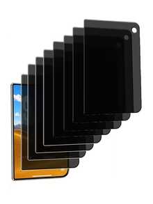 8pcs Tempered Glass Screen Protector Film Privacy Protection Anti-Spy Peeping Compatible With IPhone Duo/18/18 Pro/18 Pro Max/17/16/15/14/13/12/11 - Black - View 26