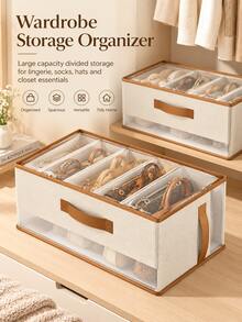 Handbag Storage Box With Transparent Dust-Proof Window And Convenient Handle, Foldable Closet Organizer Box, Suitable For Handbags And Clutches, Ideal For Handbag Collectors, Bedroom And Closet Organization - Multicolor - View 4