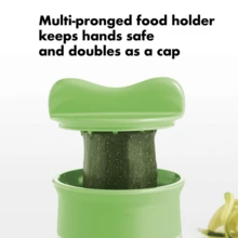 1pc Handheld Vegetable Spiralizer, Manual Zucchini Noodle Maker,Blade Veggie Spiral Slicer For Cucumber Carrot, Kitchen Salad Gadget - Multicolor - View 7