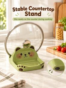 Round Cast Iron Tripod, Floral Metal Pot Rack, Heat-Resistant Table Mat, Suitable For Pots, Pans, Plates And Bowls; Raised Feet Tabletop Protector, Modern Kitchen Dining Table Decor - Multicolor - View 4