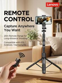Lenovo H18L Premium Dual-Light Selfie Stick Phone Holder Telescopic Tripod (1.8m + Aluminum Alloy Rod + Stabilizing Handle + Dual Fill Lights) - Multiple Specifications - View 2
