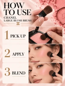 CHANEL 香奈兒小號腮紅刷 1PC/3PCS 可選,2cm*4cm,刷毛柔軟易暈染,便攜款適合日常腮紅上妝 - 小號腮紅刷 - 查看 11