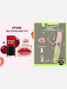ETUDE Dear Darling Water Tint 08 Tomato Juice + My Lash Serum 9g, Set 2pcs - 08 Tomat Ade & 9g/0.31oz - View 2