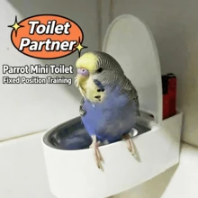 Parrot Wall-Mounted Toilet, Chick Xuanfeng Peony Toilet, Plastic Inner Liner Detachable, Flushable Toilet, Training For Fixed-Point Excretion - Multi-color - View 5
