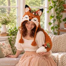 BFC-064 - Hand-knitted Hat - Fox - View 5
