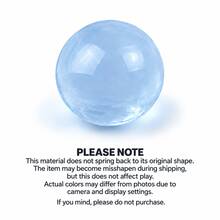 Non-Rebounding Transparent Crystal Ball Squeeze Toy, Soft TPR Stress Relief Ball, Malleable Sensory Squishy Toy, Adult Office Desk Decor, Fun Birthday Gift - Multicolor - View 15