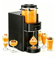 40oz Slushie Maker Machine,Ice Cream Maker,Auto-Clean,LED Display,3 Preset Program, Frozen Drink Smoothie Slushy Machine For Milkshakes, Margaritas, Frappes And More - US A Type Plug(110-127V) - View 9