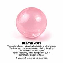 Non-Rebounding Transparent Crystal Ball Squeeze Toy, Soft TPR Stress Relief Ball, Malleable Sensory Squishy Toy, Adult Office Desk Decor, Fun Birthday Gift - Multicolor - View 14