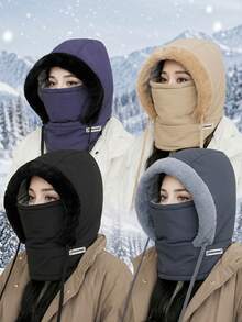 Windproof Balaclava Face Mask - Full Face And Neck Coverage, Cold Protection And Warmth For Skiing, Adjustable Half Face/Full Face, Winter Sports Gear, Suitable For Skiing, Snowboarding, Cycling - Cold Weather Gear, Women's Winter Hat, Ski Mask, Women's Winter Accessories - Multicolor - View 2