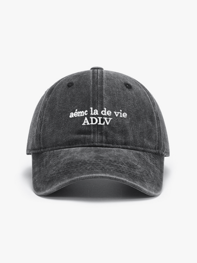 Classic Vintage Y2K Washed Embroidered "ADLV" Original Baseball Cap Trucker Hat, Unisex Men's And Women's Hat, Suitable For All Seasons Spring Summer Autumn Winter, Perfect Gift For Valentine's Day, Bachelor Party, Father's Day, Mother's Day, Teacher's Day, Back To School, Halloween, Bride, Student, Teacher, Essential For Women's Summer Travel Beach Seaside, Women's Beach Hat, Bride Wedding Essential, Women's Accessories In Pink, Black Puerto Rico Casual Headwear Women's Trucker Hat