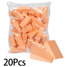120/80/60/40/20pcs Triangle Makeup Sponge Wedges, Suitable For Blending Liquid Foundation, Cream And Powder Makeup, Concealer, BB Cream, Blush; Also For Nail Art, Crafting, Painting And Travel - Multicolor - View 17