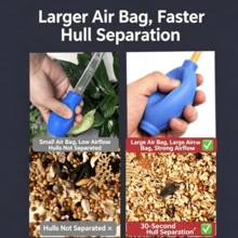 Parrot Bird Feed Hull Blower, Millet Hull Separator, Small Grain Shell Separator, Feed Cleaning Tool - Multi-color - View 3