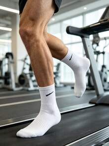 1/5/10/20 Pairs Unisex Mid-Calf Socks, Diagonal Stripe Waist Casual Socks, Suitable For Fitness, Running, Basketball, Badminton Outdoor Sports Socks - Multicolor - View 8