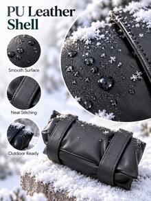 Winter Outdoor Faucet Cover, Reusable Insulated Faucet Protector, PU Leather Shell With Straps, Suitable For Cold Weather In Snow And Rain Seasons, Essential Garden Faucet Accessory For Yard, Patio And Home - Multi-color - View 7