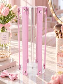 Large Capacity Bow Hair Clip Storage Rack & Hair Clip Organizer, Acrylic Hair Accessory Display Stand, Suitable For Bows, Hair Clips And Hair Pins, Girls Bedroom Vanity Storage Rack - Multicolor - View 5