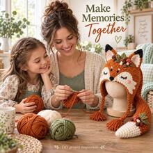 BFC-064 - Hand-knitted Hat - Fox - View 3