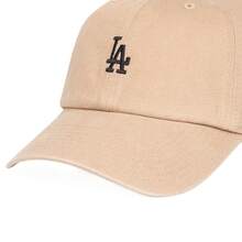 47 brand MLB Baseball LA Dodgers (Camel) 刺繍チームロゴ入り アジャスタブル ユニセックス スポーツキャップ カジュアル ストリートスタイル デイリーコーデ アウトドア 野球シーズン 旅行コーデ対応 キャップ - キャメル - チェックする 4