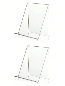 2/6pcs Acrylic Book Stand Display Rack - Adjustable Manga Easel, Transparent Acrylic Picture Frame Display Stand, Suitable For Photo Albums, Photos, Books, Notebooks, Artworks, Magazines, CDs - Sturdy, Space-Saving, Easy To Assemble, Animal Theme - View 13