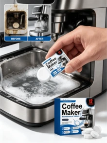 Tablet Pembersih Mesin Kopi Berbuih, Tablet Pembersih Penghilang Kerak Berefisiensi Tinggi Tanpa Aroma, Tablet Perawatan Mesin Kopi Semi-Otomatis dan Otomatis Rumah Tangga, Menghilangkan Minyak Kopi dan Residu Kerak, Merawat Komponen Internal Mesin Kopi, Perlengkapan Perawatan Peralatan Dapur Sehari-hari, Tablet Pembersih Padat Bulat dalam Kotak Sederhana, Cepat Berbuih dan Larut dalam Air, Membersihkan Kepala Seduh, Tangki Air, Baki Tetes dengan Mudah, Pengoperasian Sederhana, Kompatibel dengan Sebagian Besar Peralatan Kopi, Cocok untuk Penggunaan Sehari-hari di Rumah, Perawatan Rutin Peralatan Pecinta Kopi, Penggunaan Sepanjang Musim, Perlengkapan Pembersih Sudut Kopi Rumah Tangga - Keadaan Padat - View 2