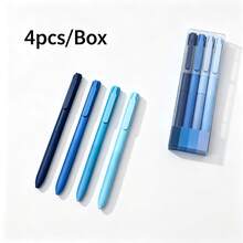 4pcs Pastel Retractable Gel Pens, 4 Colors. Smooth Writing For School, Office, And Journaling. - Multi-color - View 13