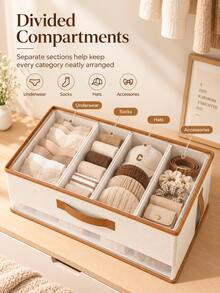 Handbag Storage Box With Transparent Dust-Proof Window And Convenient Handle, Foldable Closet Organizer Box, Suitable For Handbags And Clutches, Ideal For Handbag Collectors, Bedroom And Closet Organization - Multicolor - View 9