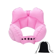 Portable Compressible Inflatable Neck Pillow, Travel Neck Support Pillow, Suitable For Airplane And Nap Inflatable Air Neck Rest - Multicolor - View 10