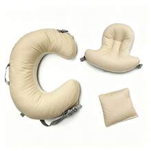 [Newly Upgraded 3-In-1 Ramp]15° Anti-Colic & Spine Protection - Champagne Color, Includes Pillow Pad - Multicolor - View 10