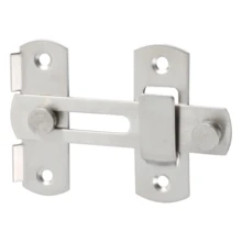 1pc Heavy Duty Adjustable Door Lock Latch With Screws, Metal Sliding Bolt Lock, Suitable For Wooden Doors, Main Doors, Cabinets, Sheds And Fences, Home, Garage And Workshop Reinforcement Security Lock - Multicolor - View 15