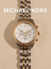 Michael Kors Men's Multifunction Quartz Watch, Two-Tone Steel Band, Gold-Tone Bezel, Roman Numeral Sub-Dial - one-size - View 7
