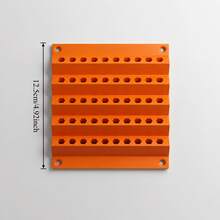 Wall-Mounted Drill Bit Storage Rack, Multi-Layer Wall-Mounted Hex Drill Bit Holder, Large Capacity Anti-Clogging Drill Bit Storage Organizer, Suitable For Screwdriver Bits And Drill Bits, Workshop Garage Tool Storage And Organization - Multicolor - View 4
