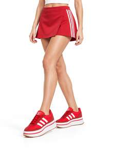 Adidas Clover Women's SL 72 STACK Classic Platform T-Toe Sneakers - Red and White - View 2