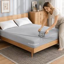 4pcs Invisible Bed Sheet Fasteners, Non-Slip Mattress Straps Bed Sheet Clips, Secure Grip Anti-Slip, Easy Installation Durable, Fits Multiple Bed Sizes, Keeps Bed Sheets Flat And Neat, Suitable For Bedroom Dormitory Home Bedding Organization Accessories - A - View 3