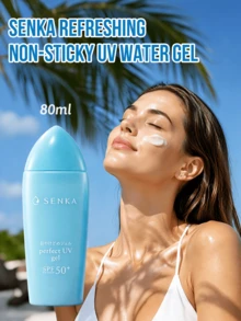 SENKA 清爽不黏膩 UV 水感凝膠，輕盈防曬、妝前底妝、提亮三效合一，SPF 50+/PA++++ 高效防護紫外線與光線，輕盈不黏膩，多功能必備單品 - 80ml - 查看 1