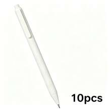 10pcs Multi-Color Retractable Ballpoint Pens, Morandi Colors, Minimalist & Smooth Writing For Office, Study & Journaling - Multi-color - View 10