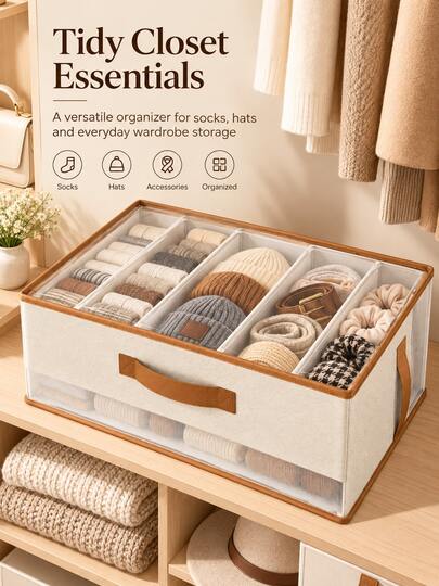 Handbag Storage Box With Transparent Dust-Proof Window And Convenient Handle, Foldable Closet Organizer Box, Suitable For Handbags And Clutches, Ideal For Handbag Collectors, Bedroom And Closet Organization