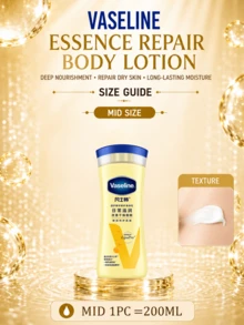 Sữa dưỡng thể Vaseline Intensive Care, size du lịch 200ml, size đầy đủ 400ml, dưỡng ẩm hàng ngày, cải thiện độ thô ráp, nuôi dưỡng và bảo vệ da, làm dịu tình trạng khô da hiệu quả, phù hợp cho mọi loại da - Sữa dưỡng thể Double Protection Essence Repair - Xem 14