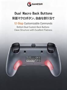 GAMESIR Tay cầm chơi game có dây, đa nền tảng, thiết kế nhẹ 74g với tay cầm thoải mái, rung kép cho cảm giác mượt mà, cáp thu gọn 1.8m, cắm là chơi, tương thích với PC/Switch/PS/điện thoại di động. - Xem 7