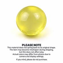 Non-Rebounding Transparent Crystal Ball Squeeze Toy, Soft TPR Stress Relief Ball, Malleable Sensory Squishy Toy, Adult Office Desk Decor, Fun Birthday Gift - Multicolor - View 11