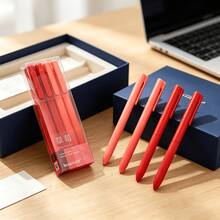 4pcs Pastel Retractable Gel Pens, 4 Colors. Smooth Writing For School, Office, And Journaling. - Multi-color - View 3