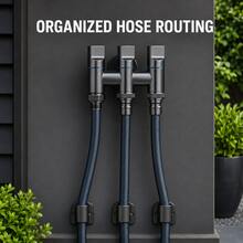 1 Inlet 3 Outlet Angle Valve With Power Wash Spray Gun, Multi-Outlet Water Tap For Balcony Mop Pool & Toilet Flushing - Multi-color - View 9