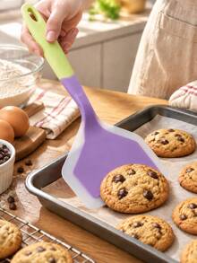 2/1pc Silicone Spatula Set, Non-Stick Heat-Resistant Turner, Suitable For Pancakes, Steak, Stirring, Grilling Kitchen Use, Multi-Color - Multicolor - View 17
