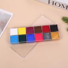 12 Colors Oil Paint, High Saturation, Vibrant Colors, Suitable For DIY Painting, Calligraphy, Christmas, Carnival, Halloween, School Supplies - Painting - View 6
