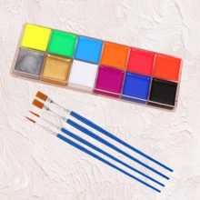 12 Colors Oil Paint, High Saturation, Vibrant Colors, Suitable For DIY Painting, Calligraphy, Christmas, Carnival, Halloween, School Supplies - Painting - View 12