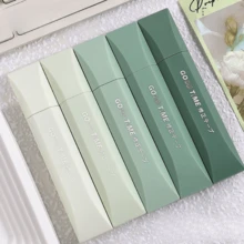 5pcs Gradient Color Pen-Shaped Correction Tape, Highly Attractive Smooth Eraser Tape, Large Capacity Correction Tape, Perfect For Back To School And Graduation Stationery - 5pcs - View 8