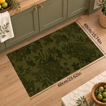 Floral Print Long Runner Rug, Indoor Home Decor, Kitchen Runner, Entryway Doormat, Hallway Entrance Decor, Bedroom Bedside Rug, Living Room Rug, Laundry Room Rug, Bathroom Mat, Suitable For Apartment, Dorm And Home Daily Decor - Multicolor - View 2