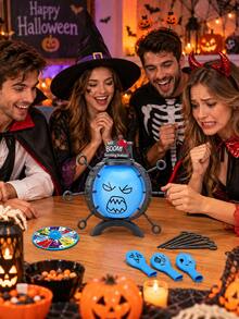 Mr Boom Bursting Balloon Game,Inflatable Balloon Bomb Party Game For Kids And Adults,Tool Free Assembly Spinner Roulette Push Stick Lucky Draw Game,Fun Tension Game For Party Game Night Sleepover,Gift For Kids Birthday Christmas,Party Games - Multicolor - View 3