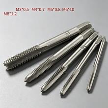 Damaged Internal Thread Repair Tool Set, High-Speed Steel M3-M12 Hand Taps + Adjustable T-Handle Manual Threading - A - View 5